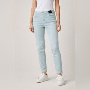 Closed Skinny Moto Jeans Seafoam Green 29